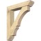 Ekena Millwork Balboa Slat Rough Sawn Bracket w/ Offset Brace, Douglas Fir, 6"W x 28"D x 32"H BKT0604X28X32BOA06RDF - alternate 1